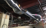 HVAC duct work in East Palo Alto City Hall